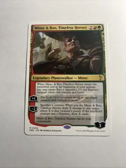 Minsc & Boo, Timeless Heroes White Border Mystery Booster 2 MTG Plus Bonus Card! - Image 1