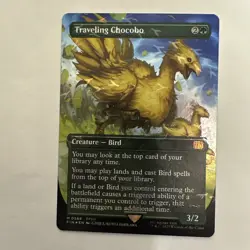 Traveling Chocobo (Borderless) (Chocobo Track Foil) - FINAL FANTASY - Image 1