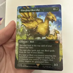 Traveling Chocobo (Borderless) (Chocobo Track Foil) - FINAL FANTASY - Image 2