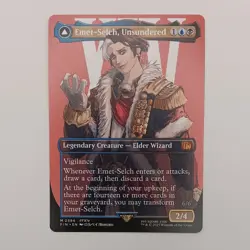Emet-Selch, Unsundered BORDERLESS MTG Mythic Rare Magic Final Fantasy 14 FFXIV - Image 1
