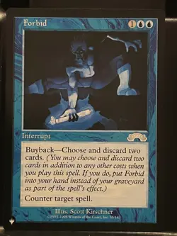 Forbid Exodus Regular NM The List Mystery MTG Magic Card - Image 1