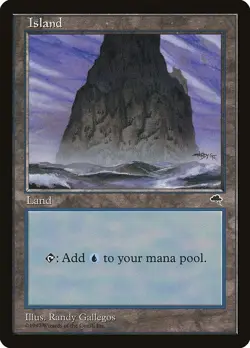 Lot of 20x Island #337 - TMP Tempest Basic Land MTG Magic PL - Image 1