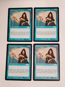 MTG Playset 4x Keeper of the Mind (Exodus/Blue/U) - BGM - Image 1