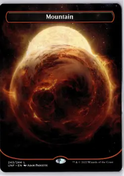 Mountain (243) (Borderless) Unfinity Regular NM - Image 1