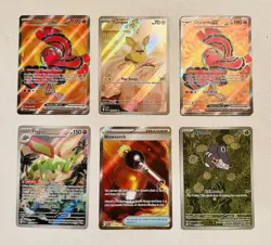 Pokemon Phantasmal Flames Lot of 6 Illustration Rare, Full Art Ultra Rare - Image 1