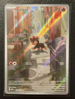 Litleo IR Illustration Rare 139/132 Mega Evolution English Pokemon TCG - Image 1