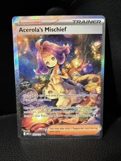 2025 Pokemon Mega Evolution Acerola's Mischief Special Illustration Rare 183/132 - Image 1
