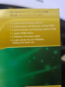 Pokemon TCG Glaceon & Leafeon VSTAR Special Collection Box SET - Factory Sealed - Image 3