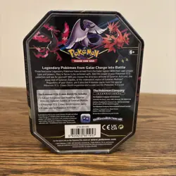 Sealed Pokemon TCG: Crown Zenith- Galarian Zapdos Tin 4 packs - Image 4