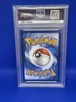 2025 POKEMON SVP EN-SV BLACK STAR PROMO #203 TEAM ROCKET'S WOBBUFFET PSA 8 - Image 2
