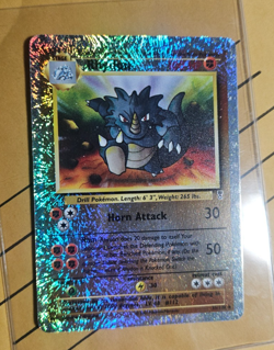 Rhydon 35/110 Legendary Collection Reverse Holo Pokemon Card NM - Image 1