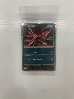 Sealed Yveltal 088/132 Reverse Holo Mega Evolution Pokemon GAMESTOP PROMO - Image 1