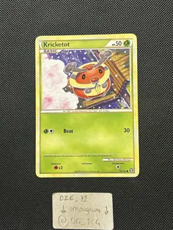 Pokemon HGSS Truimphant - Kricketot - Non Holo Common - 65/102 - NM/VLP - Image 1
