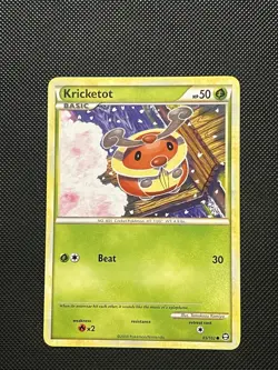 Pokemon HGSS Truimphant - Kricketot - Non Holo Common - 65/102 - NM/VLP - Image 2