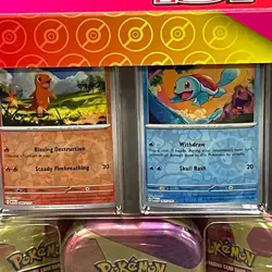 Pokemon TCG: Scarlet & Violet 151- Mini Tins 5-Pack (Worn Box) - Image 5