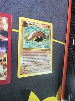 Pokemon Card Kabuto 50/62 Fossil Set WOTC Stamped Gold W 204💎NM💎 - Image 2