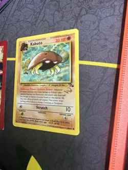 Pokemon Card Kabuto 50/62 Fossil Set WOTC Stamped Gold W 204💎NM💎 - Image 3