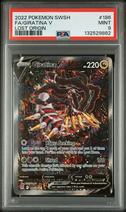 Giratina v 186/196 Lost Origin SWSH Full Art PSA 9 - Pokemon TCG - Image 1