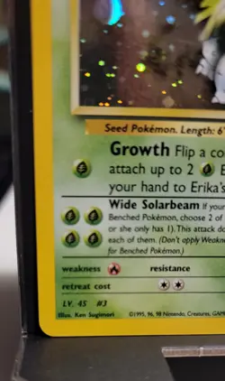 Pokemon Erika's Venusaur 4/132 - Gym Challenge Holo Rare Swirl and Orb Holo - Image 5