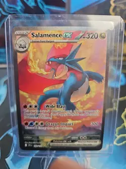 Salamence ex 187/159 SV09 Journey Together Special Illustration Pokemon TCG Mint - Image 1
