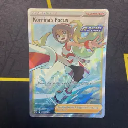 Korrina's Focus - 160/163 - Pokemon Battle Styles Sword Shield Full Art Card NM - Image 1