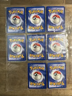 8 Card Lot Vintage Base Set WOTC Rare Trainer Pokemon NM-LP - Image 2