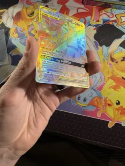 Pokemon Pikachu & Zekrom GX Full Art Rainbow Secret Rare S&M Team Up 184/181 - Image 3