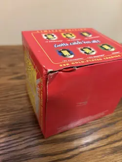 Vintage 1999 Pokemon Burger King 23k Gold Plated Trading Card - Mewtwo - Sealed - Image 4
