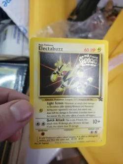 Electabuzz # 2 WB Gold Stamped Black Star PROMO WOTC Pokemon FREE TRACKED SHIP - Image 1