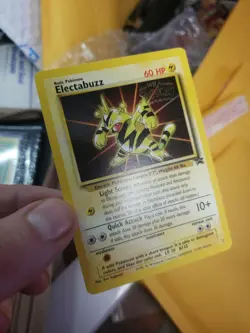 Electabuzz # 2 WB Gold Stamped Black Star PROMO WOTC Pokemon FREE TRACKED SHIP - Image 2