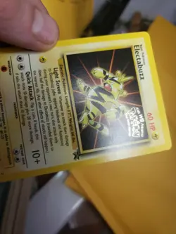 Electabuzz # 2 WB Gold Stamped Black Star PROMO WOTC Pokemon FREE TRACKED SHIP - Image 3