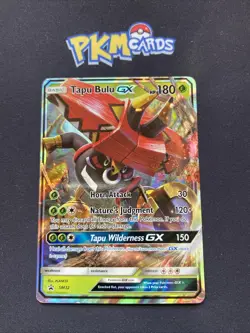 Pokemon TCG Tapu Bulu GX Black Star Promo SM32 LP. - Image 1