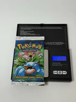 21.05g HEAVYU 1999 Pokemon Venusaur Art Base Set Booster Pack! Factory Sealed! - Image 1