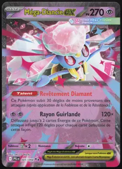 Carte Pokemon Mega-Diancie-ex 041/094 Flammes Fantasmagoriques Francais - Image 1