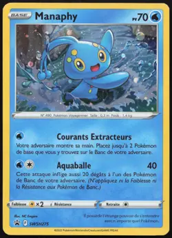 Carte Pokemon Manaphy SWSH275 Holo Promo SWSH Francais - Image 1