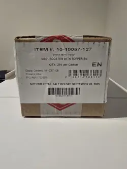 SEALED booster box CASE Booster Box Enhanced Mega Evolution ME01 Pokemon TCG - Image 1