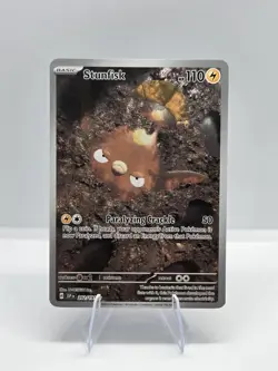 Stunfisk 202/191 Surging Sparks Pokemon Illustration Near Mint Condition - Image 1