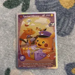 Pokepu Season 2 Holo Speshel Dilvory Pikachu Pokemon Fan Art Charizard 78/77 - Image 1