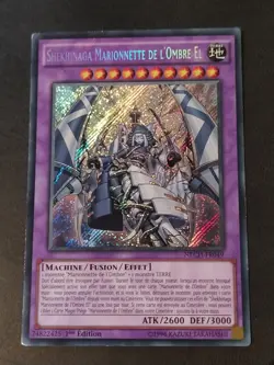 Yu-Gi-Oh ! - Shekhinaga, Marionnette de l’Ombre El - NECH-FR049 - Secret Rare - Image 1