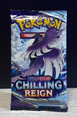 Pokemon TCG Sword & Shield Chilling Reign 10-Card Booster Pack - NEW Sealed - Image 1