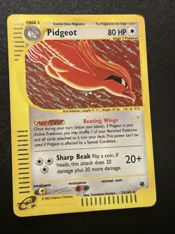 Pidgeot 023/165 Expedition Base Set Holo Pokemon Card Excellent! WOTC Era - Image 4