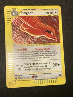 Pidgeot 023/165 Expedition Base Set Holo Pokemon Card Excellent! WOTC Era - Image 5