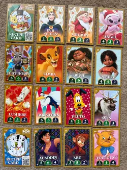 Morrisons Disney Christmas Party 2025 Collectors cards x 16 - Image 1