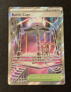 Battle Cage - 116/094 - Ultra Rare - Phantasmal Flames - Pokemon TCG Card NM - Image 1
