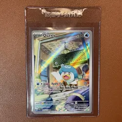 Pokemon TCG Quaxly Scarlet & Violet Paldea Evolved Holo Card 206/193 Mint Clean - Image 2