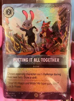 ZOOTOPIA 2 Lorcana 2025 Movie Promo CARD Cinemark (new unopened) + bonus - Image 1
