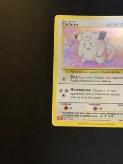 Clefairy 013/034 - CLC Classic Collections Holo Variant - Pokemon TCG Card NM - Image 5