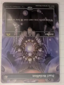 Pearl Medallion 0347 Borderless Foil Modern Horizons 3 Magic the Gathering Card - Image 2