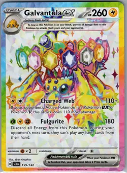 Galvantula ex 159/142 SV07: Stellar Crown - Pokemon Card - NM - Image 1