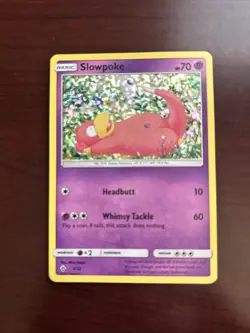 Pokemon TCG Slowpoke Card 5/12 McDonald's Promo Holo Rare - Image 1